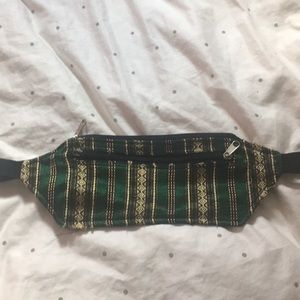 Stylish Thai material fanny or passport pack